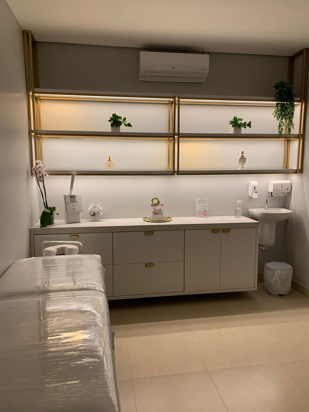 Procedimento de laser estético